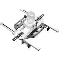 Wood Door Grooving Positioner Woodworking Hole Drilling Guide Locator Multifunctional Hinge Holes Punching Locator