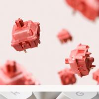Gateron NuPhy Raspberry Linear Switch 5pins 46gf For Custom DIY Gaming Office Mechanical Keyboard Switches Factory lubrication