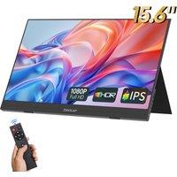 ZEUSLAP 15.6inch 1920*1080P remote control utrathin portable monitor for phone,nintendo switch,steamdeck,laptop second screen