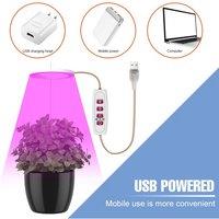 LED Grow Light Full Spectrum Phytolamp Indoor Plant Lamp Hydroponics Flower Seeds Cultivation Growing Light With Timing Function