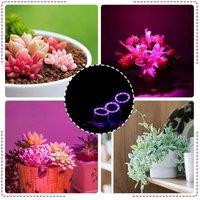 LED Grow Light Full Spectrum Plant Growth Light USB 5V Height Adjustable Dimmable Growing Lamp with Timer for Indoor Plants Herb
