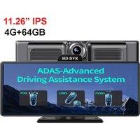10.26 inch Car DVR Camera 4G RAM+64G ROM GPS Navigation Andriod 13 System 4G WiFi Carplayer Android Anto Dash Cam Video Recorder