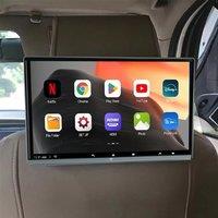 14 Inch Car Headrest Monitor 4K Tablet PC Android 12 UHD 1080P WIFI/Bluetooth/HDMI/FM/Mirror Link/Miracas APP Video Player