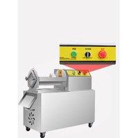 Commercial French Fries Machine Stainless Steel Fully Automatic Vegetable Strip Pushing Machine Electric Fries Cutting Machine