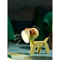 LED Lamp Night Light Mini Folding Desk Lamp Cute Pet Lights Dog Puppy Portable Led Lights Living Room Decoration Gift