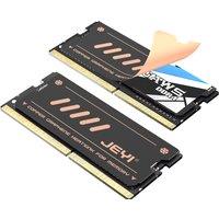 JEYI Graphene-Copper RAM Heatsink - Dual-Layer Cooling for DDR5/DDR4/DDR3/DDR2 Memory, Ultra-Thin 0.15mm Design, Laptop/Desktop