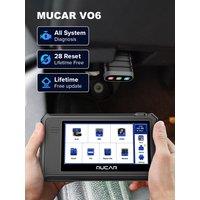 Lifetime Free Update MUCAR VO6 OBD2 Scanner All Systems Diagnostic 28 Reset Auto VIN EPB/BMS/SAS/ABS Sevice for All Cars