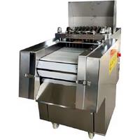 Electric Commercial Fully Automatic Chopping And Freezing Chicken Chunks Machine With Multiple Functions