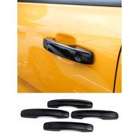For Ford Ranger Everest 2024 2025 Glossy Black Car Door Handle Cover Trim Styling Accessories