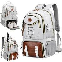 Outdoor Travel Backpack Large Capacity Sports Camping Trekking Knapsack Men Women Laptop Bag With Shoes Pocket School Bags