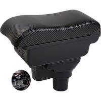 KIA Rio 4 Rio X-line Solaris 2 Accent Vern K2 Armrest box central console storage case driver elbow support carbon fibre