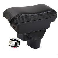 Hyundai Elantra Touring i30 i30cw Armrest box central console storage case driver elbow support carbon fibre