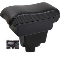 Hyundai Elantra XD Armrest box central console storage case driver elbow support carbon fibre