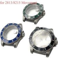40MM Watch Cases for Miyota 8215 8205 8200 for Mingzhu 2813 3804 ETA 2836 2834 Watch Movement Sapphire Glass Repair Part