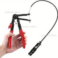 Clamping Pliers Bendable Hose Clamps Cable Type Flex Cable Long Auto Hose Clamps Straight Hose Bundle Removal Auto Repair Tools