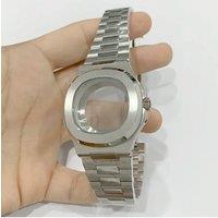 42mm Square Watch Cases Watchband Parts Sapphire Glass for Modified Nautilus Seiko Nh34 Nh35 Nh36,38 Movement Dial Waterproof