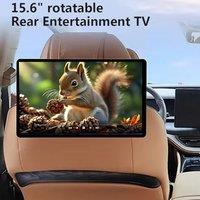 HOT 15.6 inch Car Headrest Monitor 4G WIFI Android 11 Tablet PC 4K HD 1080P/HDMI//BT 3GB+32GB ROM Mirroring/Miracast APP Monitor
