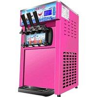 Soft Ice Cream Maker Commercial Desktop 2+1 Flavors Sweet Cones Freezing Equipment Ice Cream Machine
