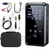 12v Portable Air Pump and Jump Starter 4 In 1 Multifunction Peak current 1000A Car Battery Jump Starter and Tire Inflators