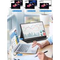 ZEUSLAP 15.6inch 1920*1080P 60Hz IPS Panel Portable Monitor for Phone, NS, Laptop, PC Second Screen, Office Extend Monitor
