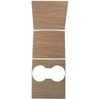 for Tesla 2017-2020 Model 3/y center console sticker protective film wood grain center console sticker - horizontal stripes