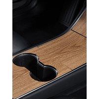 for Tesla 2017-2020 Model 3/y center console sticker protective film Wood grain central control sticker - vertical pattern
