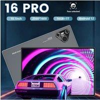 2025 New 16 Pro Tablet 10 inch Android Tablets 16GB+1TB Snapdragon 870 Tablet PC GPS 4K Dual SIM 10000mAh For Children Kids Tab