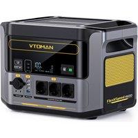 VTOMAN FlashSpeed 1500 Power Station 1548Wh LiFePO4 Battery with 3000W Peak Emergency Power for Outdoor Camping RV Home