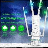 2025 Wavlink High Power AC1200 Outdoor Waterproof Wireless WiFi Repeater AP/WiFi Router Dual Dand 5G Long Range Extender Antenna