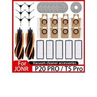 For JONR P20 PRO / T5 Pro Robot Vacuum Cleaner Accessories Main Side Brush Hepa Filter Mop Cloth Replacement