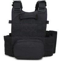 6094 Tactical Vest Men's Multi functional Lightweight Training Bag-Vest Black Outdoor CS Field Equipment Pockets Body Armor