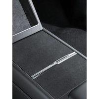 YZ For Tesla Model 3 Y Highland Juniper Central Control Panel Electrostatic Adsorption Sticker Suede Film Central Control Cover