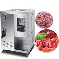 Commercial Meat Cutter Stainless Steel Electric Fresh Meat Cutting Machine Knife Set Is Easy To Disassemble