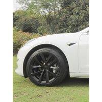 4PCS for Model 3 (2017-2023) 18 Inch Black Arachnid Wheel Cover ABS Rim Hubcaps Car Protection Accessories Design for Tesla