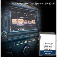 DV V24 Work for Volkswagen Golf Sportvan 5G from 2014 Discover Media Cover France Italy Poland Maps GPS Sat Nav Memory 64GB Card