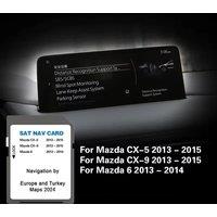SD Navi Card Europe UK Turkey Map for Mazda 6 CX5 CX9 Car 2024 Navigation 8GB Sat Nav Accessories
