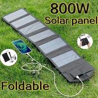 6-fold 800W Foldable solar panel 20w/h portable solar panels charger USB 5V DC Full time power solar panel mobile power supply