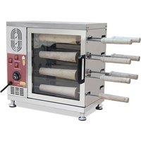 16 Pcs Wood Sticks Electric Chimney Cake Oven Maker Machine;Chimney Cake Rollers Ice Cream Waffle Maker Cone