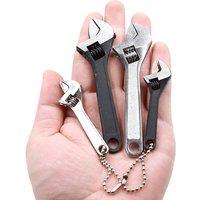 DGEV2.5/4 Inch Adjustable Spanner Open-End Small Wrench Tools Adjustable Wrench Set Can Be Carried With You Key Hand Tool