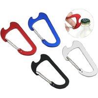 1Piece Multifunction Outdoor Aluminum Alloy Buckle Hanging Strap for Camping Gear Organization