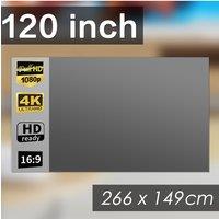 Portable Projector Screen 16:9 Foldable Projection Screens Home Cinema House Indoor Outdoor Theater 4K HD 1080P Anti Light Flat