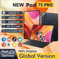 2025 Original Pad 7S Pro Tablet PC 10.1inch Snapdragon 8 gen3 5G Dual SIM Tab 22GB+2TB 20000mAh Android 14 Tablets WiFi Google