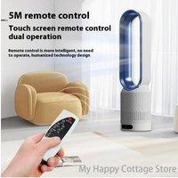 2025 Air Purification Circulation Bladeless Fan Ultra-Quiet Dormitory Desk Floor Electric Fan Tower Fan Bladeless Room