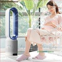 Low-noise 20-inch Bladeless Fan Remote Control Negative Ion Mute Desktop Electric Fan Floor Household Air Conditioning Tower Fan