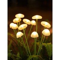 Solar Jellyfish Solar Lamp (6/8 Lights)，8-10H Lighting, Ideal for Outdoor Gardens, Yards，Landscaping Decor