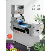 High Capacity Double-Head Vegetable Slicing Dicing Shredding Machine New Functionality for Cabbage Cucumber Used Bakery Farm