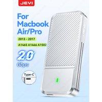 JEYI For MacBook Air/Pro 2013-2017 SSD Aluminum Hard Drive Enclosure(20Gbps)Driver-Free Plug and Play Support 4TB