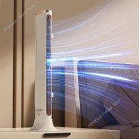 Portable Tower Fan 3 Speeds Bladeless Fan Quiet Clip On Computer Monitor Clip On Fan for Bedroom Living Room Office