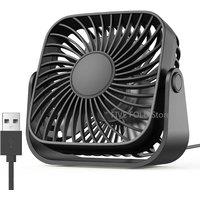 4Inch USB Mini Portable Fan for Camping,3 Speeds Quiet Desk Table Personal Fan,360Adjustment Standing Fans for Room Home