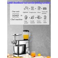 Electric Food Mixer,6 Speeds,with 304 Stainless Steel Bowl,Tilt-Head Dough Mixer,Dough Hook,Beater,Whisk,Splash Guard 、Spatula